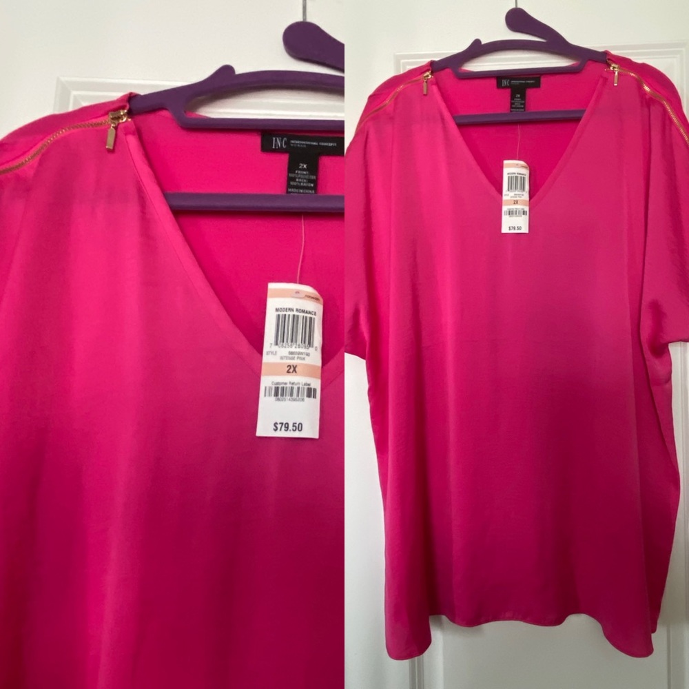 Plus Size Pink Top